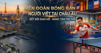 XẾP BẢNG GIẢI BÓNG BÀN THÂN THIỆN BUDAPEST 02.05-03.05.2026