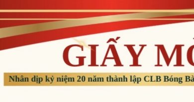 Giải bóng bàn GERMAN OPEN 10.10-11.10.2026